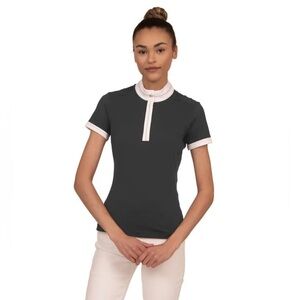 Chestnut Bay Women's SkyCool Short Sleeve Show Shirt - Raven